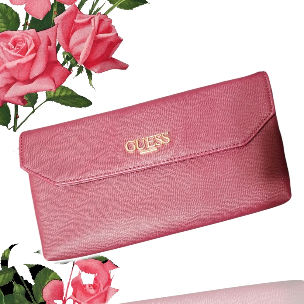 NWT Guess Harper Clutch Crossbody